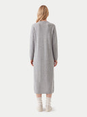 Lockeres Kaschmir-Maxikleid