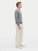 Feiner Kaschmirpullover mit Rundhalsausschnitt