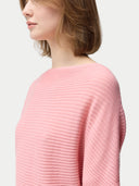Kaschmirpullover mit kurzen Dolman Ärmeln Pink Icing - Gobi Cashmere