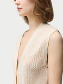 Elegante Kaschmirweste mit gemischten Mustern |GOBI Cashmere