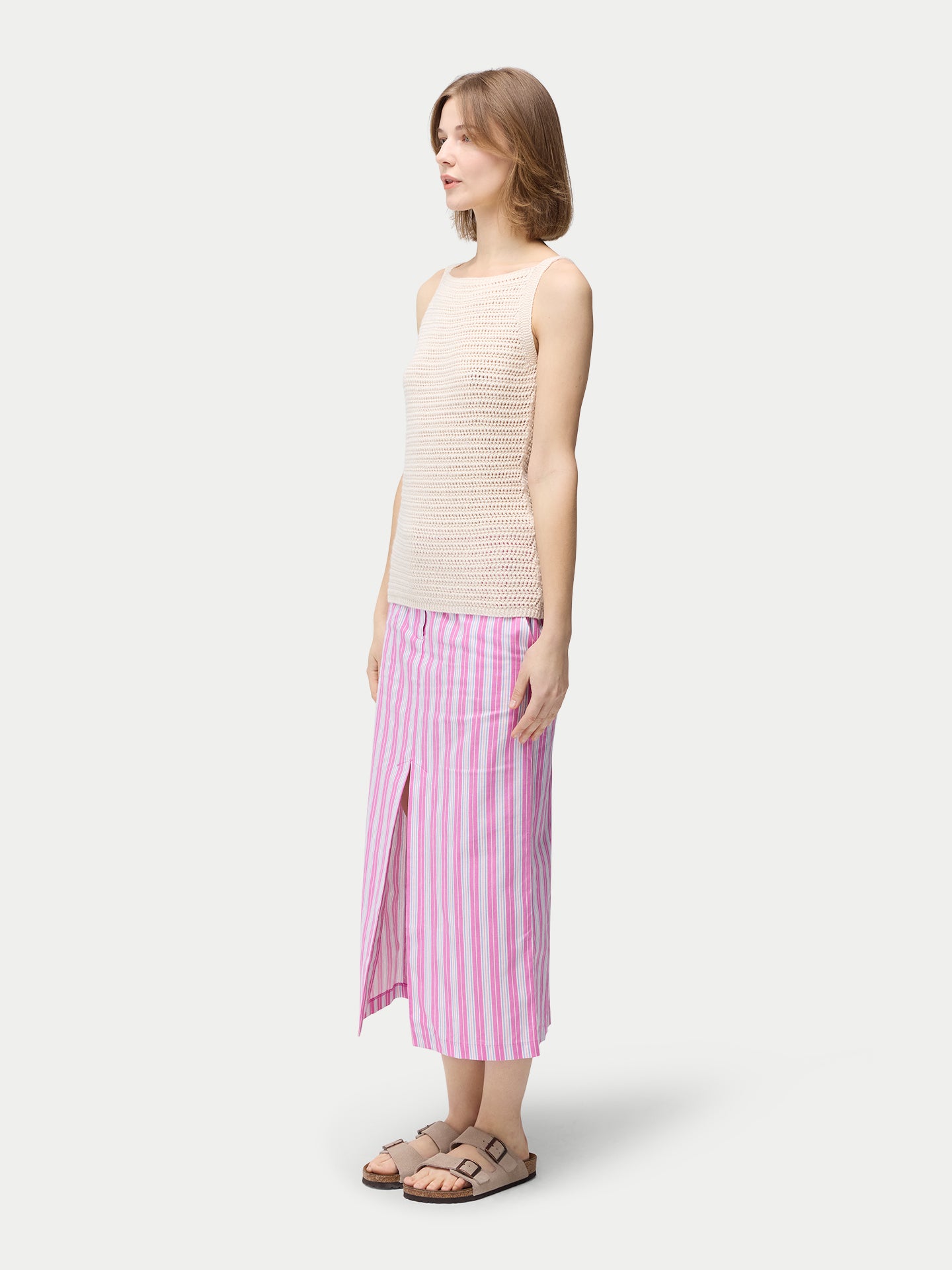 Tank-Top aus Baumwolle und Kaschmir