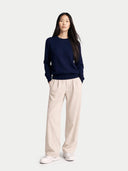 Damen Kaschmirpullover mit Rundhalsausschnitt