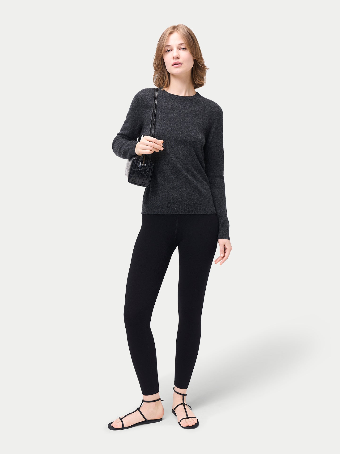 Damen Leggings aus Seide und Kaschmir
