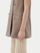 Zweireiher Kaschmir Weste - Moderner Luxus | GOBI Cashmere