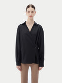 GOBI Cashmere | Kaschmir-Wickelhemd | Polo-Wickelhemd