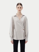GOBI Cashmere | Kaschmir-Wickelhemd | Polo-Wickelhemd