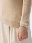 Basic Kaschmir-Rollkragenpullover Beige - Gobi Cashmere