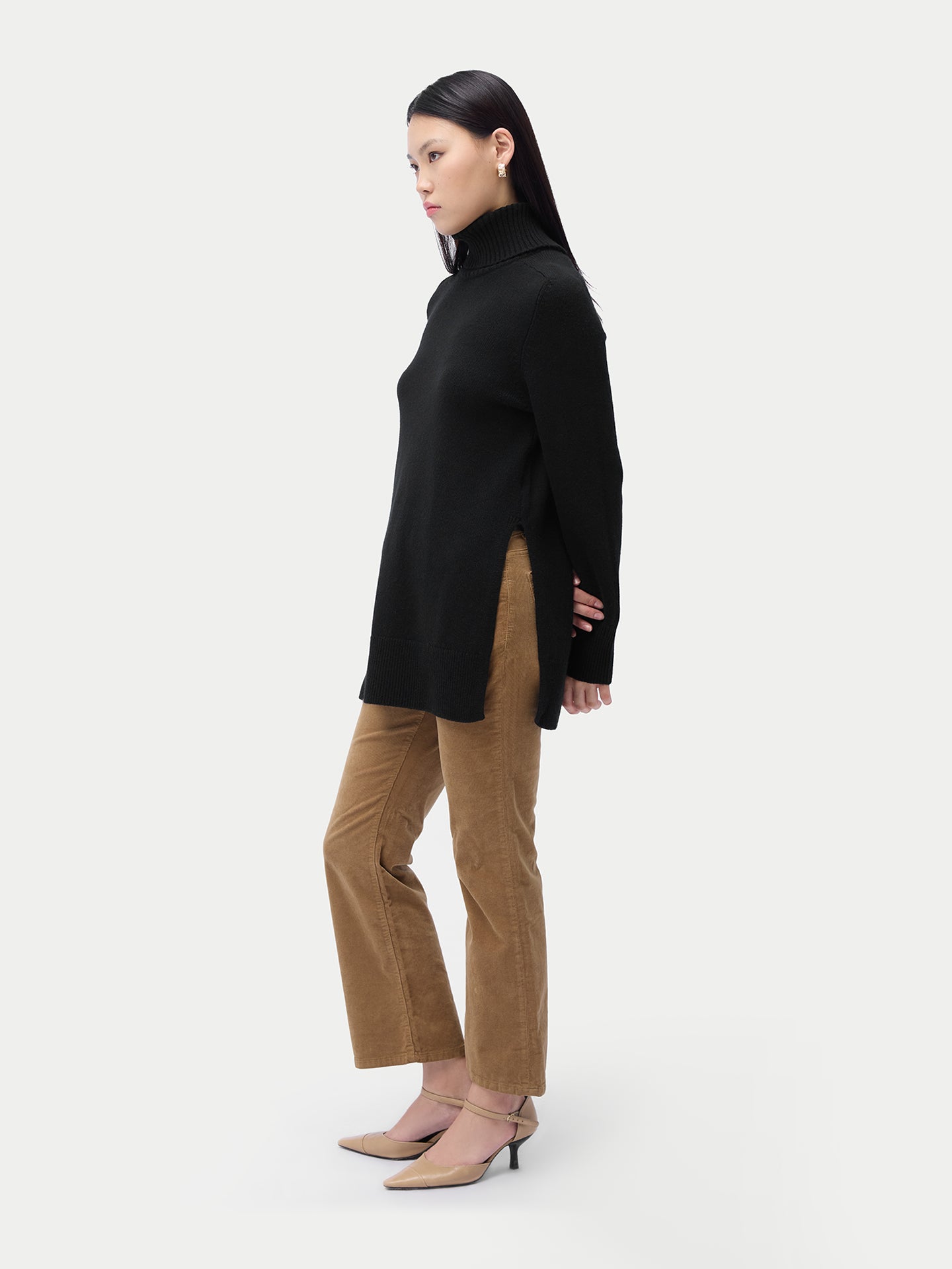 Rollkragenpullover aus Kaschmir