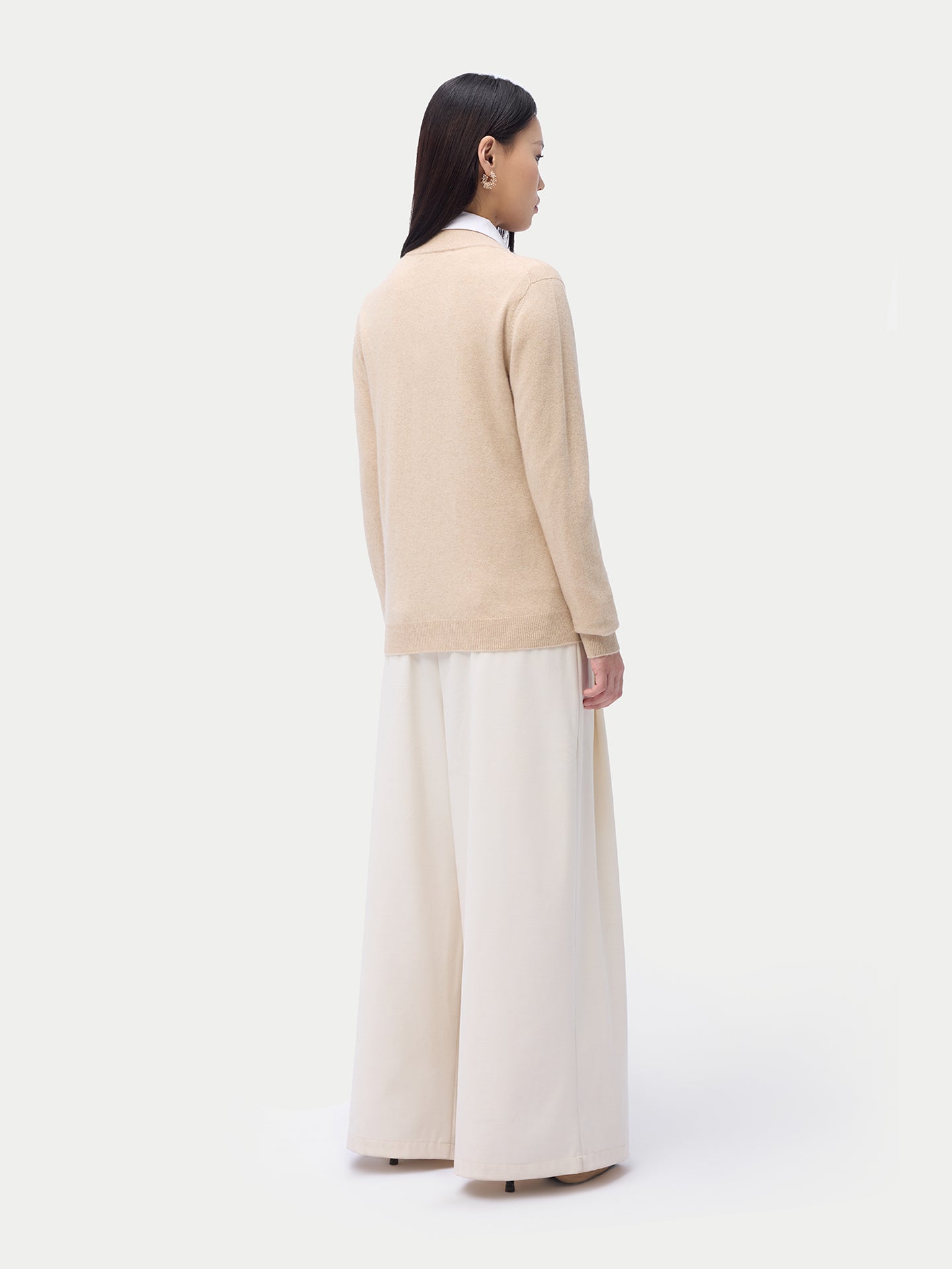 Kaschmir Cardigan mit Reißverschluss