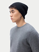 Kaschmir-Strickmütze Schwarz - Gobi Cashmere
