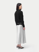 Kaschmir-Pullover mit Stehkragen