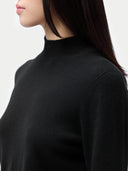 Kaschmir-Pullover mit Stehkragen