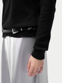 Kaschmir-Pullover mit Stehkragen