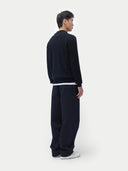Kaschmir-Pullover mit halbem Reißverschluss