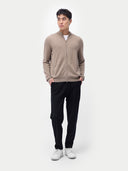 Kaschmir Cardigan mit Reißverschluss