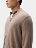 Kaschmir Cardigan mit Reißverschluss