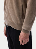 Kaschmir Cardigan mit Reißverschluss