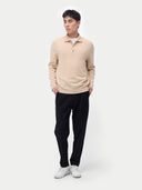 Herren Polo-Pullover aus purem Kaschmir | Gobi Cashmere
