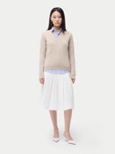 Pullover mit V-Ausschnitt aus reinem Kaschmir| Gobi Cashmere