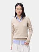 Pullover mit V-Ausschnitt aus reinem Kaschmir| Gobi Cashmere