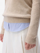 Pullover mit V-Ausschnitt aus reinem Kaschmir| Gobi Cashmere