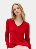 Mongolischer Kaschmir-V-Ausschnitt-Pullover | GOBI Cashmere