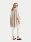 Damen Kaschmirponcho mit Knöpfen | GOBI Cashmere