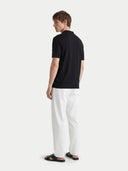 Herren Kaschmir-Seiden-Polo mit Halbzip | GOBI Cashmere