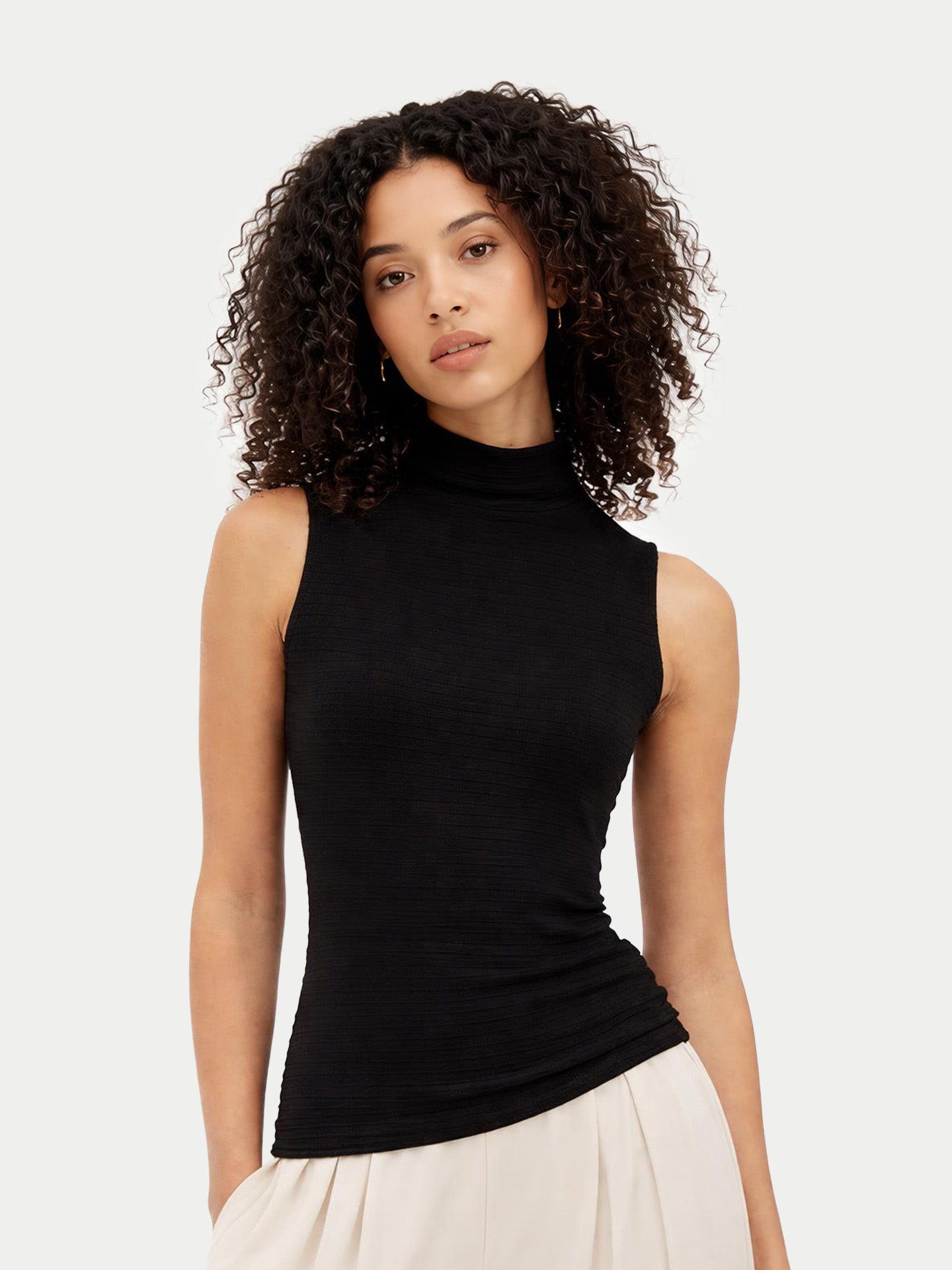 Leichtes Kaschmir-Seiden-Rollkragenshirt| GOBI Cashmere