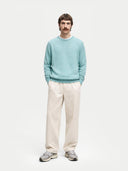 Basic Kaschmirpullover mit R-Ausschnitt