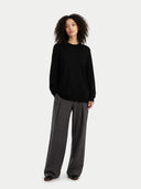 Damen Kaschmirpullover mit Rundhalsausschnitt