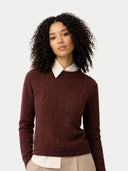 Damen Cropped Kaschmir-Pullover mit Rundhals | GOBI Cashmere