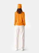 99€ Kaschmir-Set aus Pullover und Mütze Apricot - Gobi Cashmere
