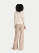 Kaschmir-Polo mit gemischtem Strickmuster | GOBI Cashmere #ai-image