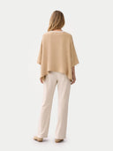 Timeless Kaschmir-Poncho mit Bootsausschnitt