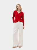 Mongolischer Kaschmir-V-Ausschnitt-Pullover | GOBI Cashmere