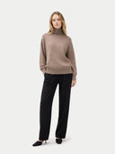 Damen Kaschmir Rollkragenpullover