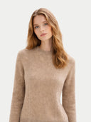 Damen Cropped Kaschmir-Pullover mit Rundhals | GOBI Cashmere