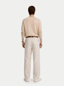 Herren V-Ausschnitt Pullover Beige | GOBI Cashmere