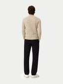 Herren Kaschmir-Pullover im Waffelstrick Warmes Gray - Gobi Cashmere #color_warmes-gray