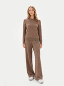 Damen Kaschmirpullover mit Rundhalsausschnitt Timeless| GOBI