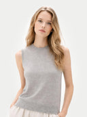 Damen Kaschmirweste mit Relaxed Fit