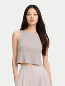Kaschmir-Crop-Top