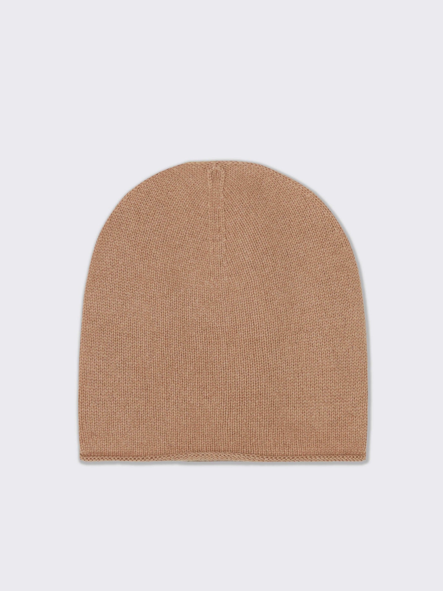 Damen Kaschmir 99€ Set aus Pullover und Mütze Hellkamel - Gobi Cashmere