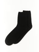 Unisex Bettsocken aus Kaschmir Schwarz - Gobi Cashmere
