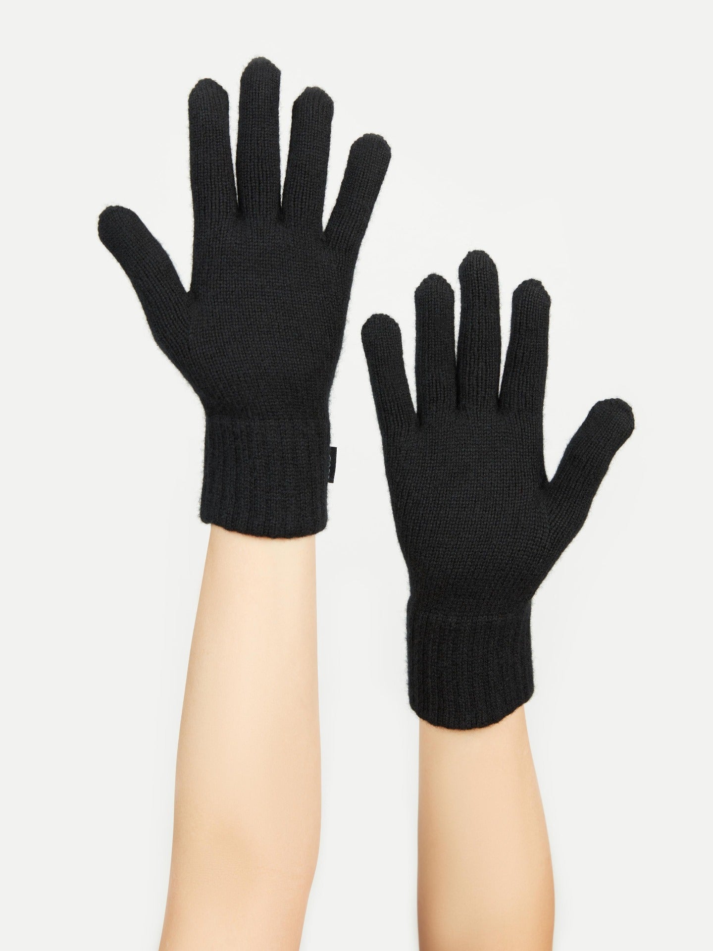 Damen Kaschmir Handschuhe Schwarz - Gobi Cashmere