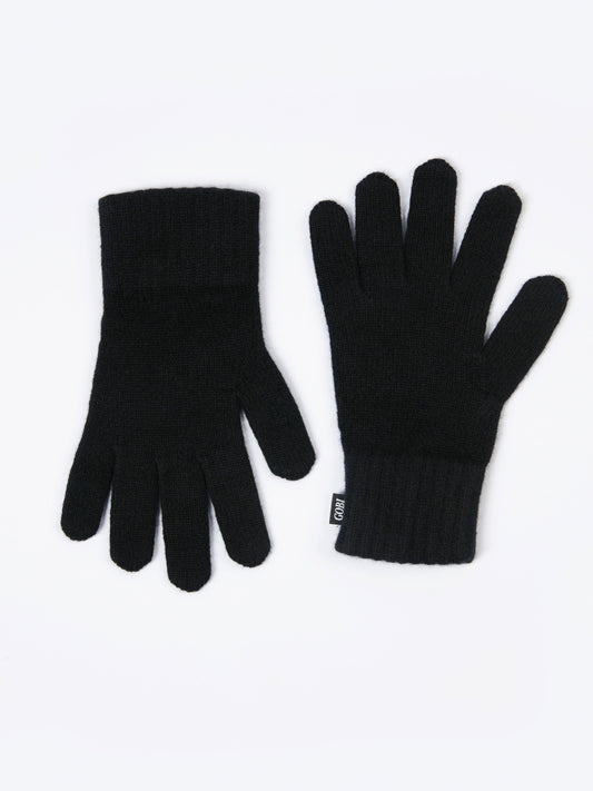 Damen Kaschmir Handschuhe Schwarz - Gobi Cashmere
