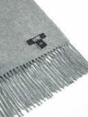 Unisex Kaschmir Schal Mit Fransen dunkelgrau - Gobi Cashmere
