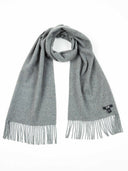 Unisex Kaschmir Schal Mit Fransen dunkelgrau - Gobi Cashmere