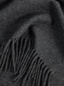 Damen Kaschmir Übergroßer Gewebter Schal holzkohle - Gobi Cashmere